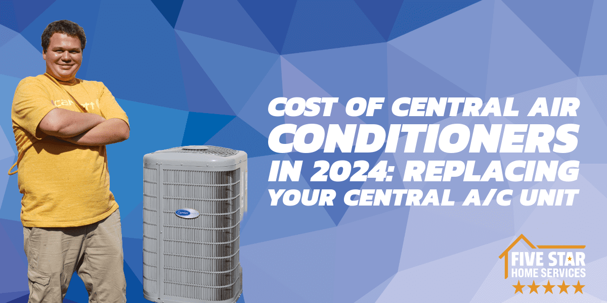 an air conditioner with a blue background